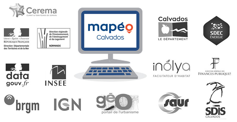 Logos des partenaires de Mapéo